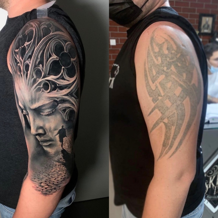 coverup-medusa-oberarm-tattoo